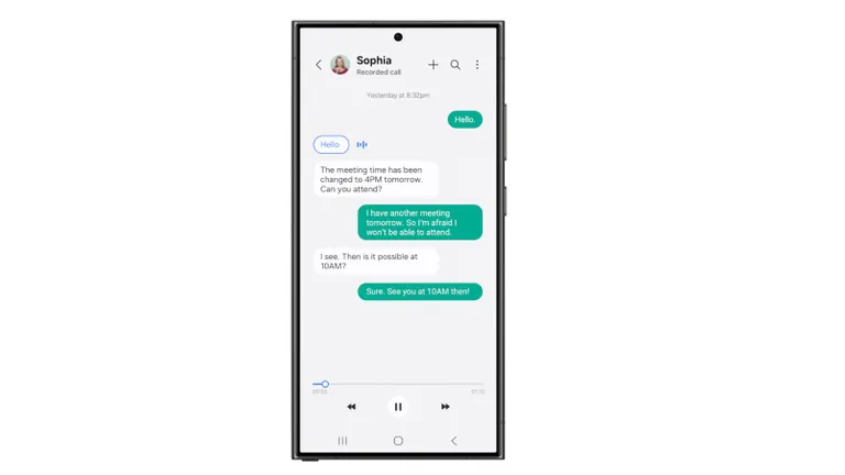 Uuenenud on ka mobiilikõnede transkribeerimine, mis ilmub nagu vestlus tekstiks muudetuna ja vajadusel tõlgituna. See eesti keelt veel ei toeta.