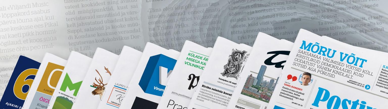 Postimees Grupi trükimeedia väljaanded.