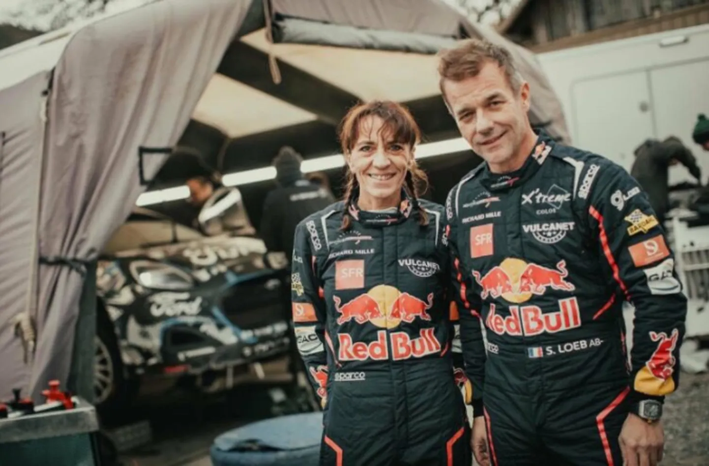 Sebastien Loeb ja Isabelle Galmiche.