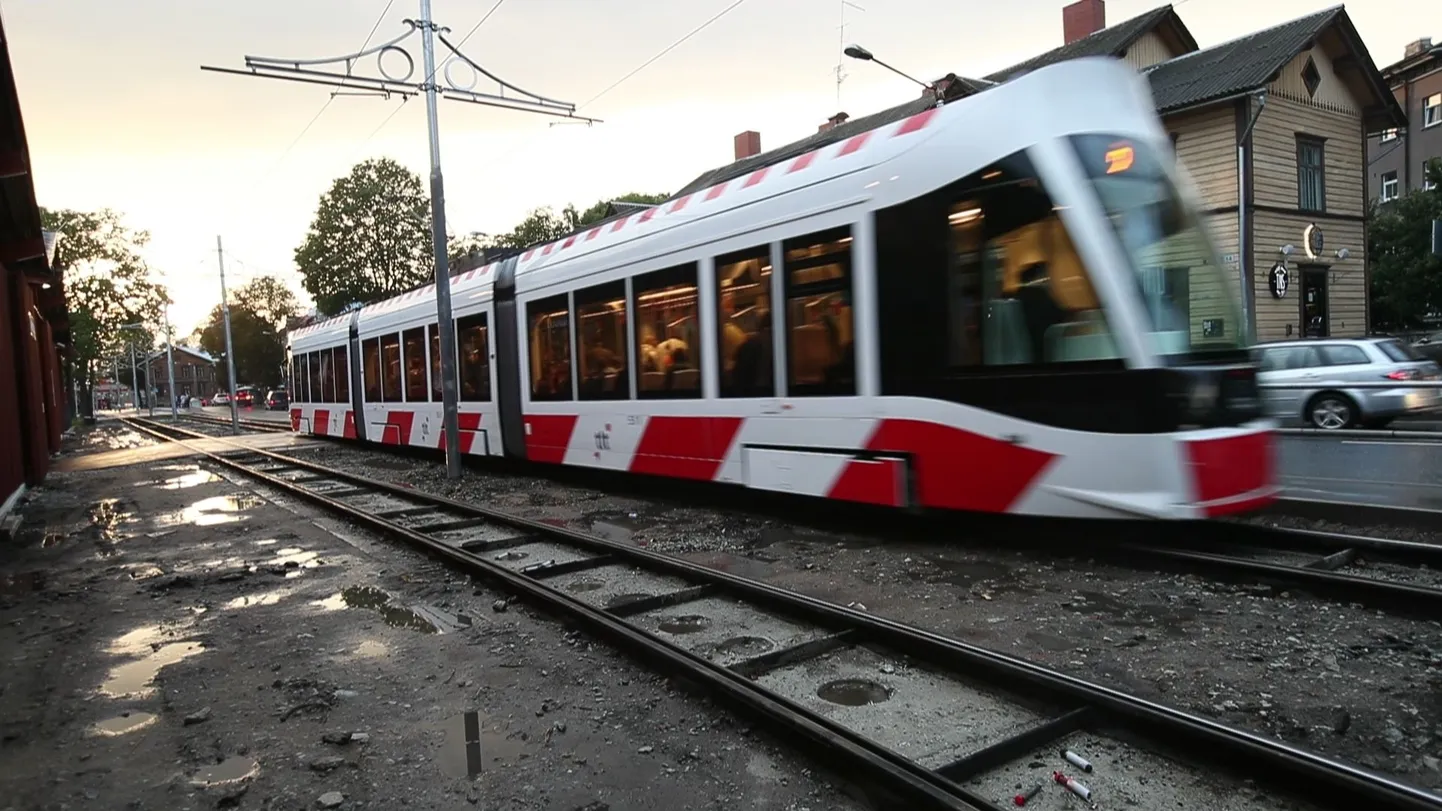 Tramm Kopli tänaval