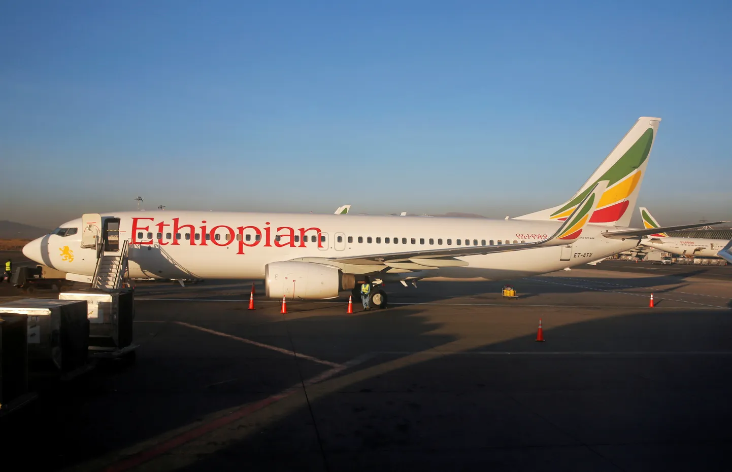 Самолет Ethiopian Airlines.