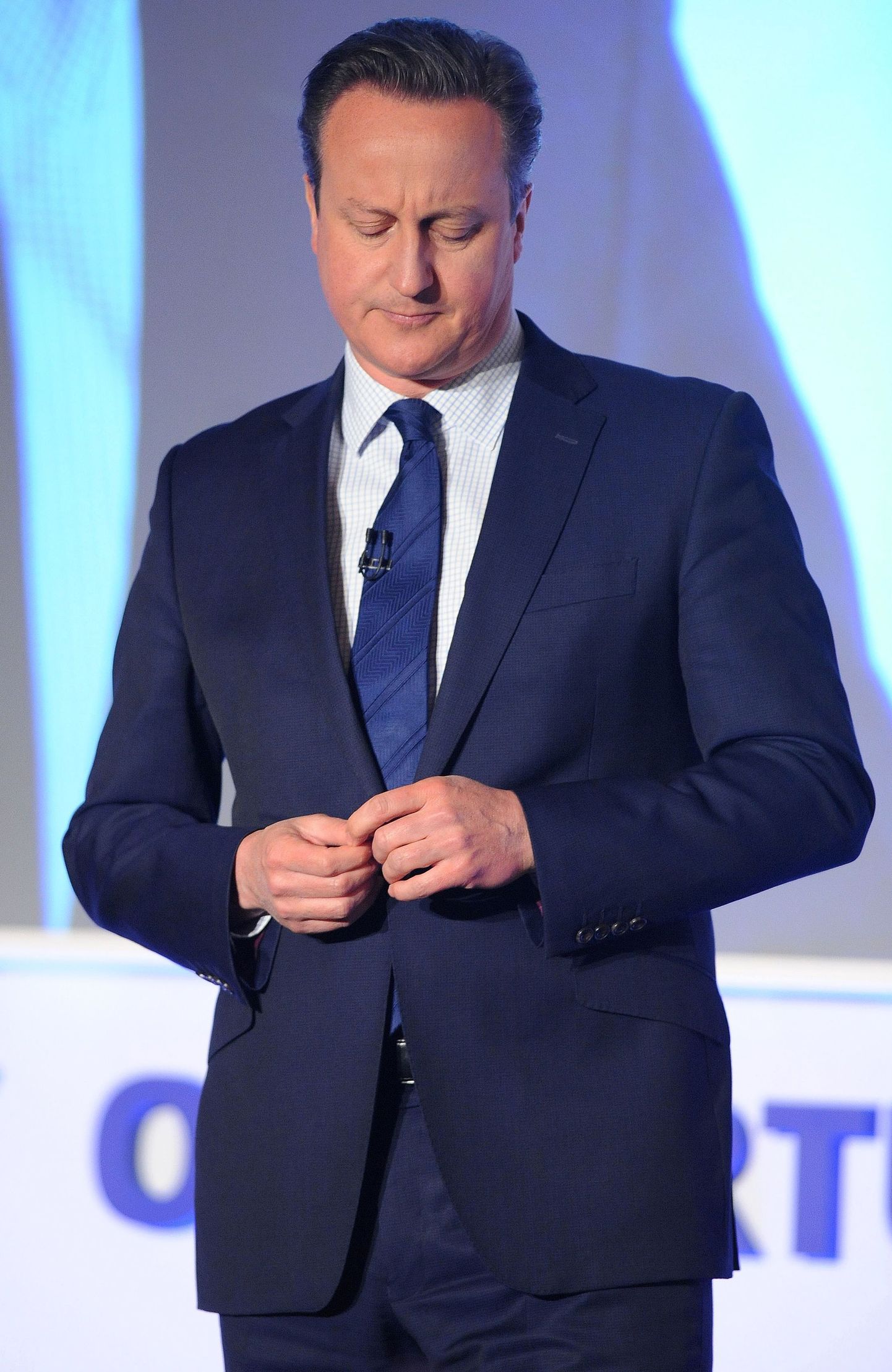 Briti peaminister David Cameron laupäeval Konservatiivse partei kevadfoorumil.