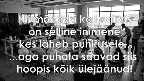 Inimene, kes läheb puhkusele