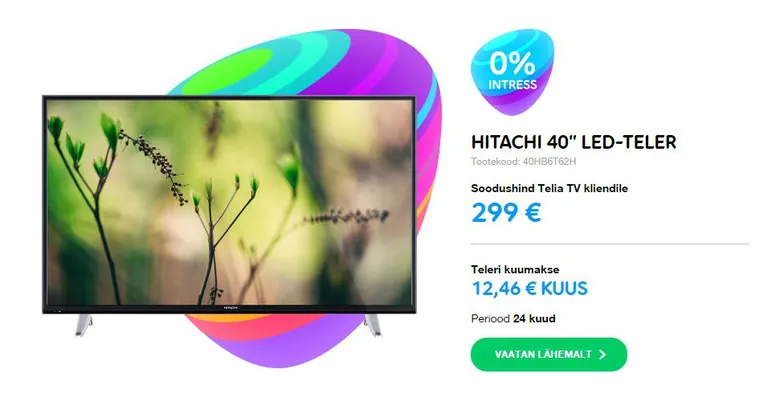 Osta uus teler ja kasuta kõiki Telia TV võimalusi!