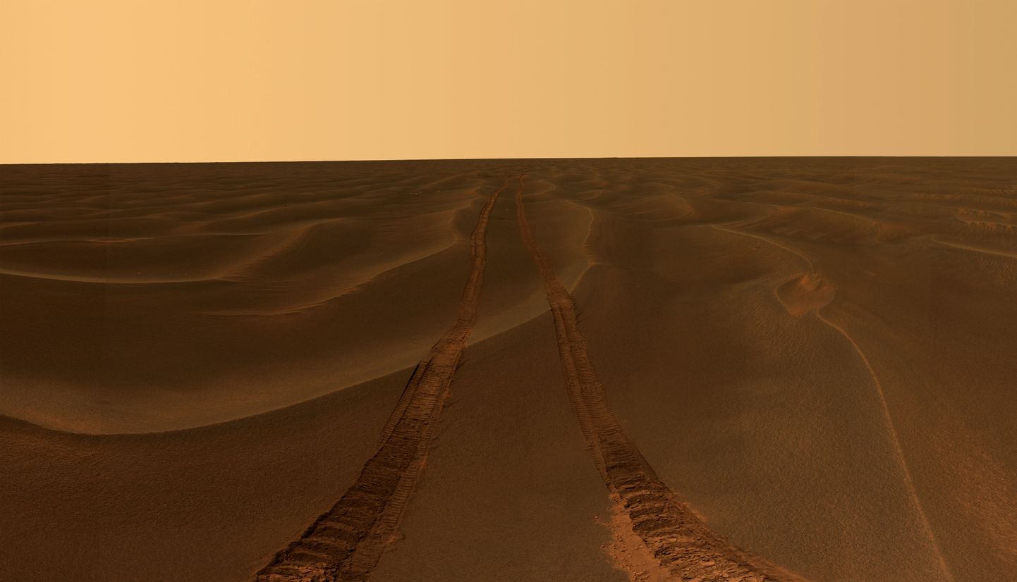 Opportunity jäljed Marsil