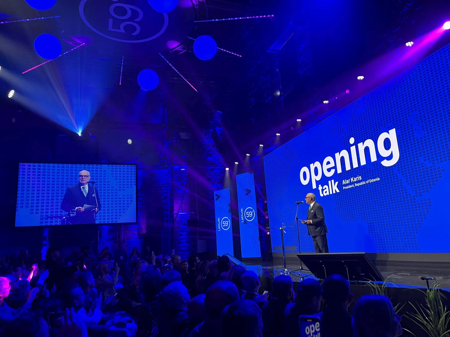 Latitude59 tehnoloogiakonverentsi avas president Alar Karis.