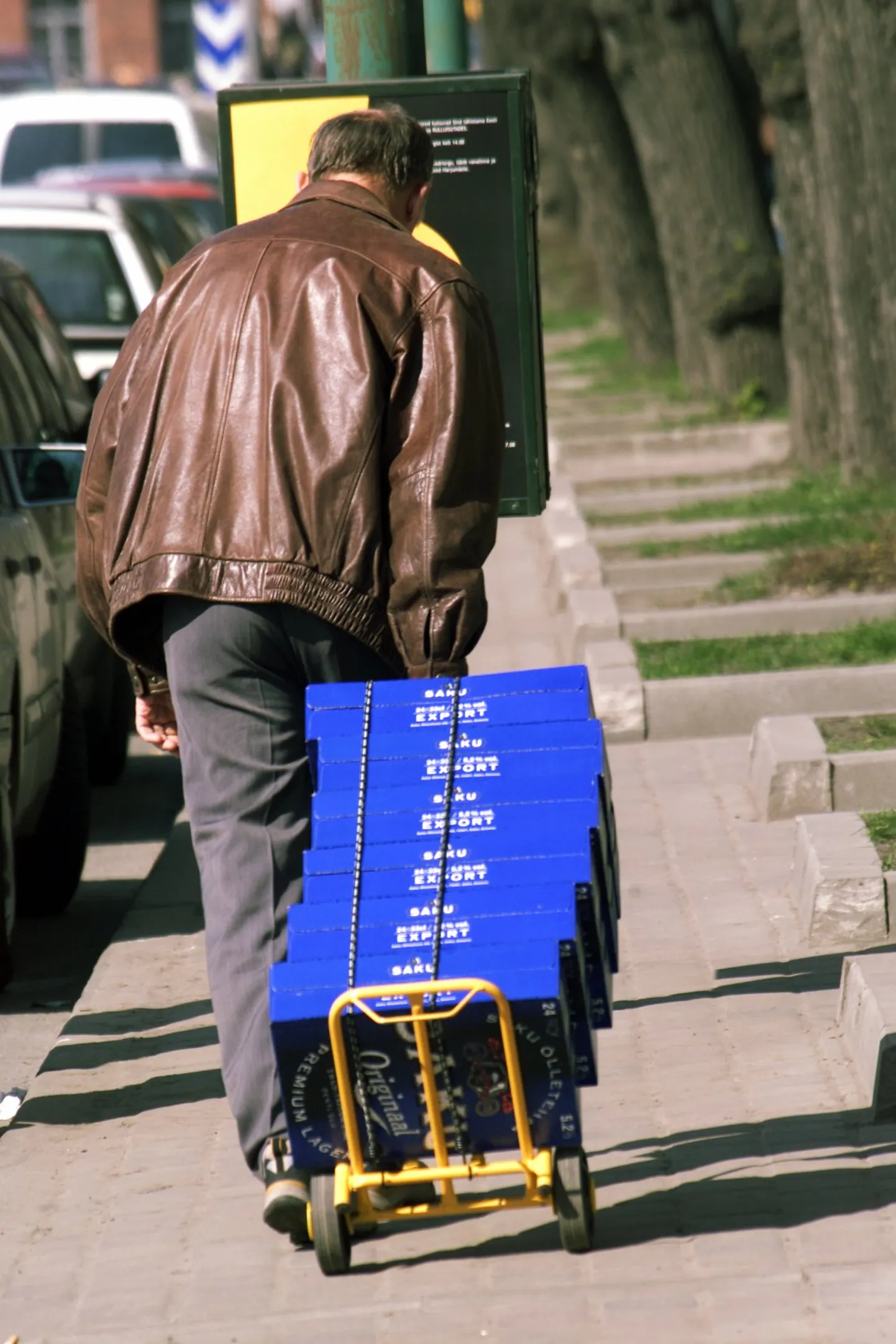 Turist Eestist ostetud alkoholiga
