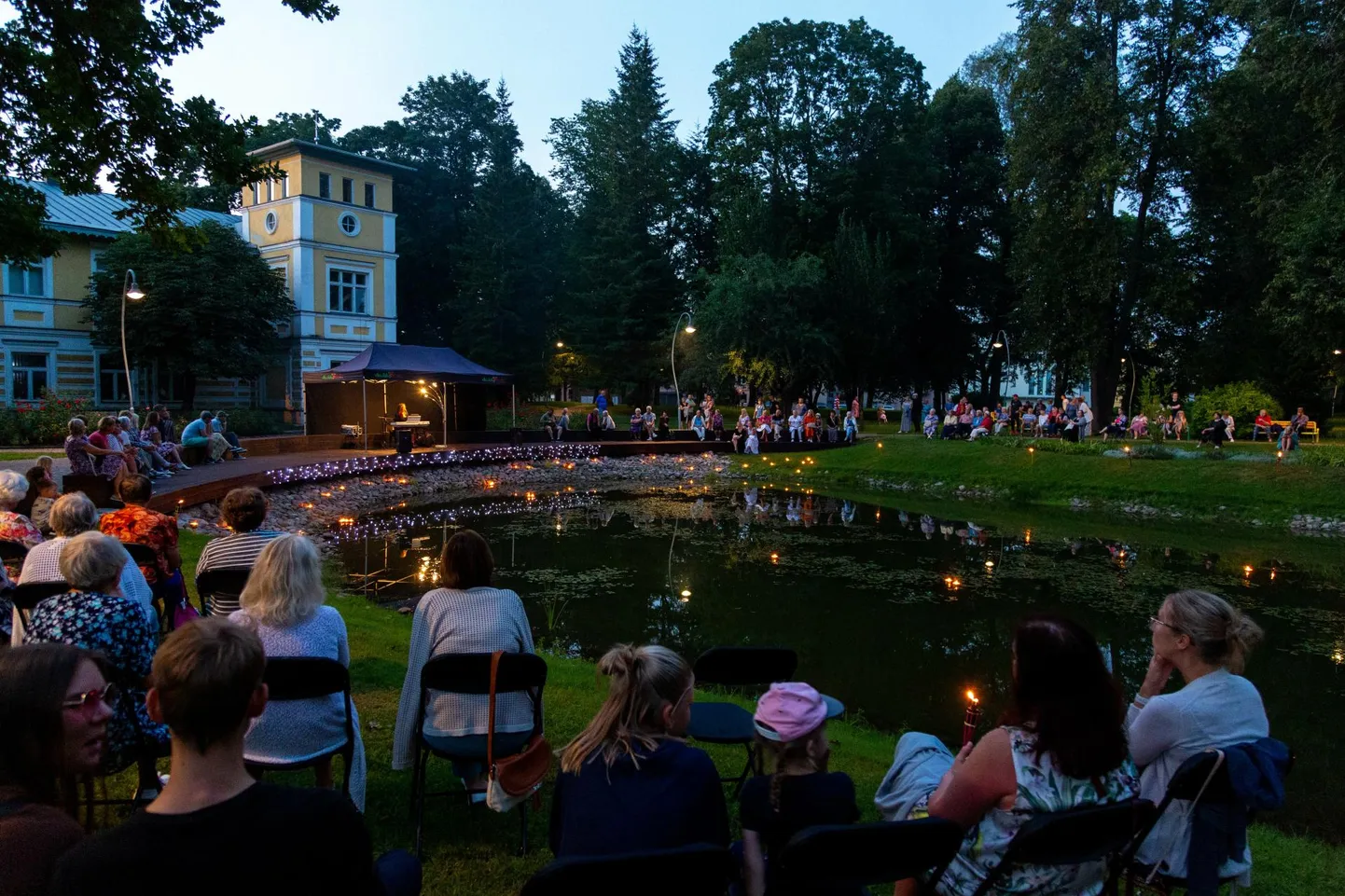 Muinastulede öö Valga Säde pargis