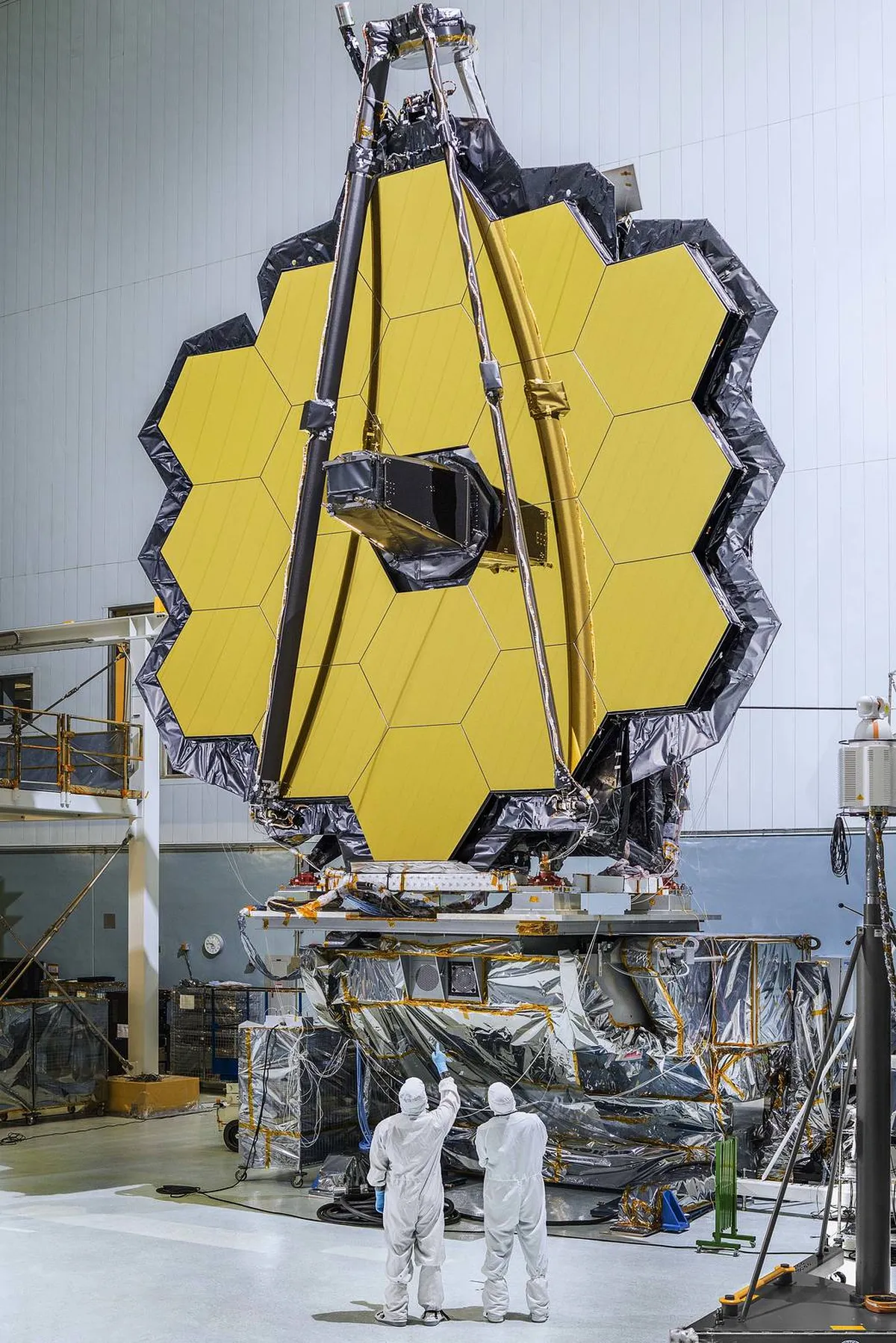 JWST peapeegli kokkupanek 2016. aasta novembris.