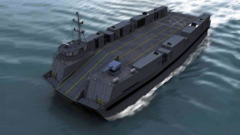 HÕLJUB NAGU PÖÖRANE ⟩ Uus sõjalaev liugleb kiirelt vee peal, aga see pole tavaline õhkpadi