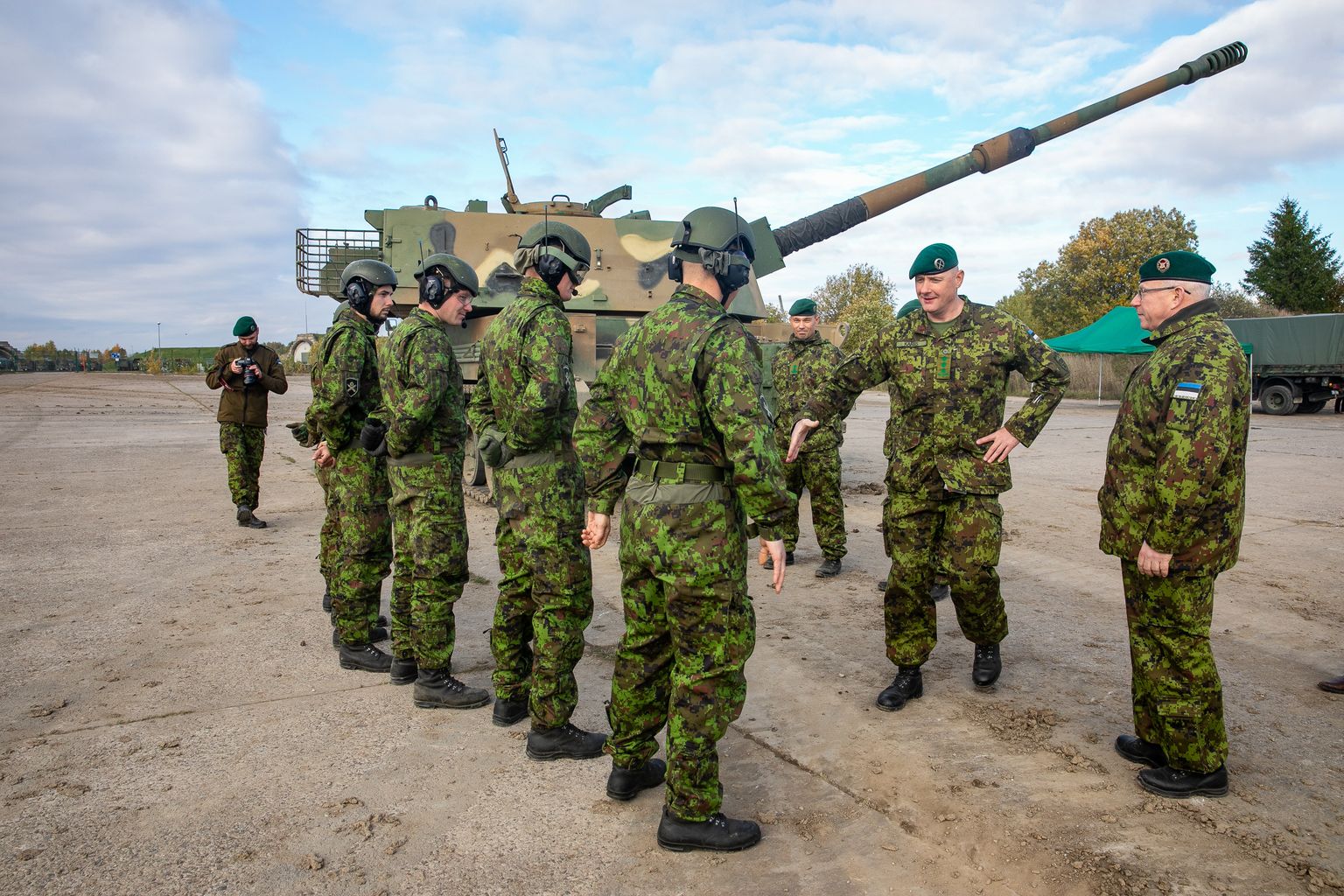 Kaitsevägi tutvustas Tapal liikursuurtükke K9 Kõu. Pilt on illustratiivne.