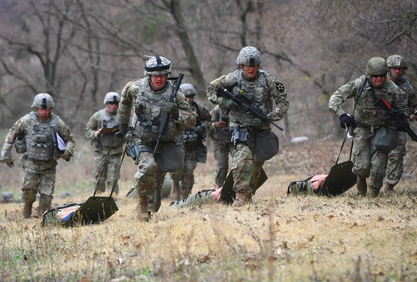 USA sõjaväelased õppustel Lõuna-Koreas.