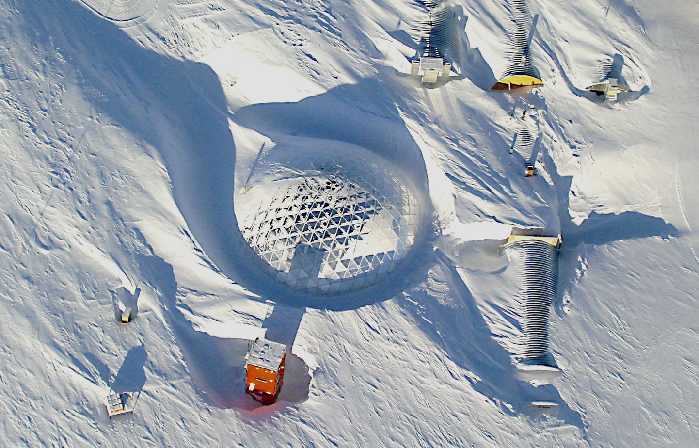 USA Amundsen-Scotti uurimisjaam Antarktikas geograafilisel lõunapoolusel