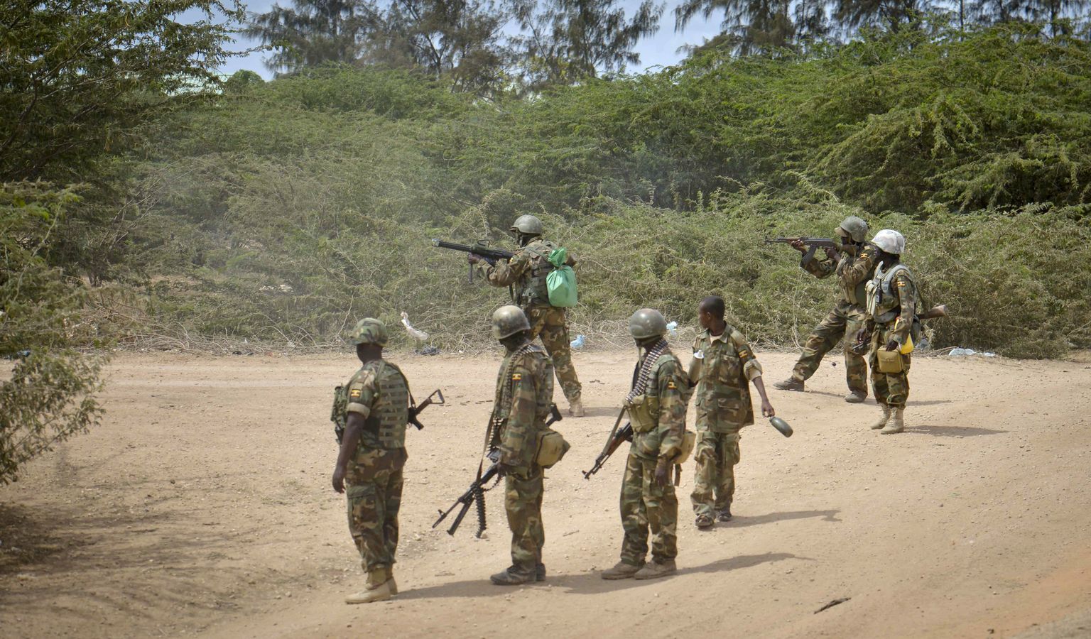 AMISOMi missiooni kuuluvad Unganda sõdurid Somaalias. Foto on illustratiivne.
