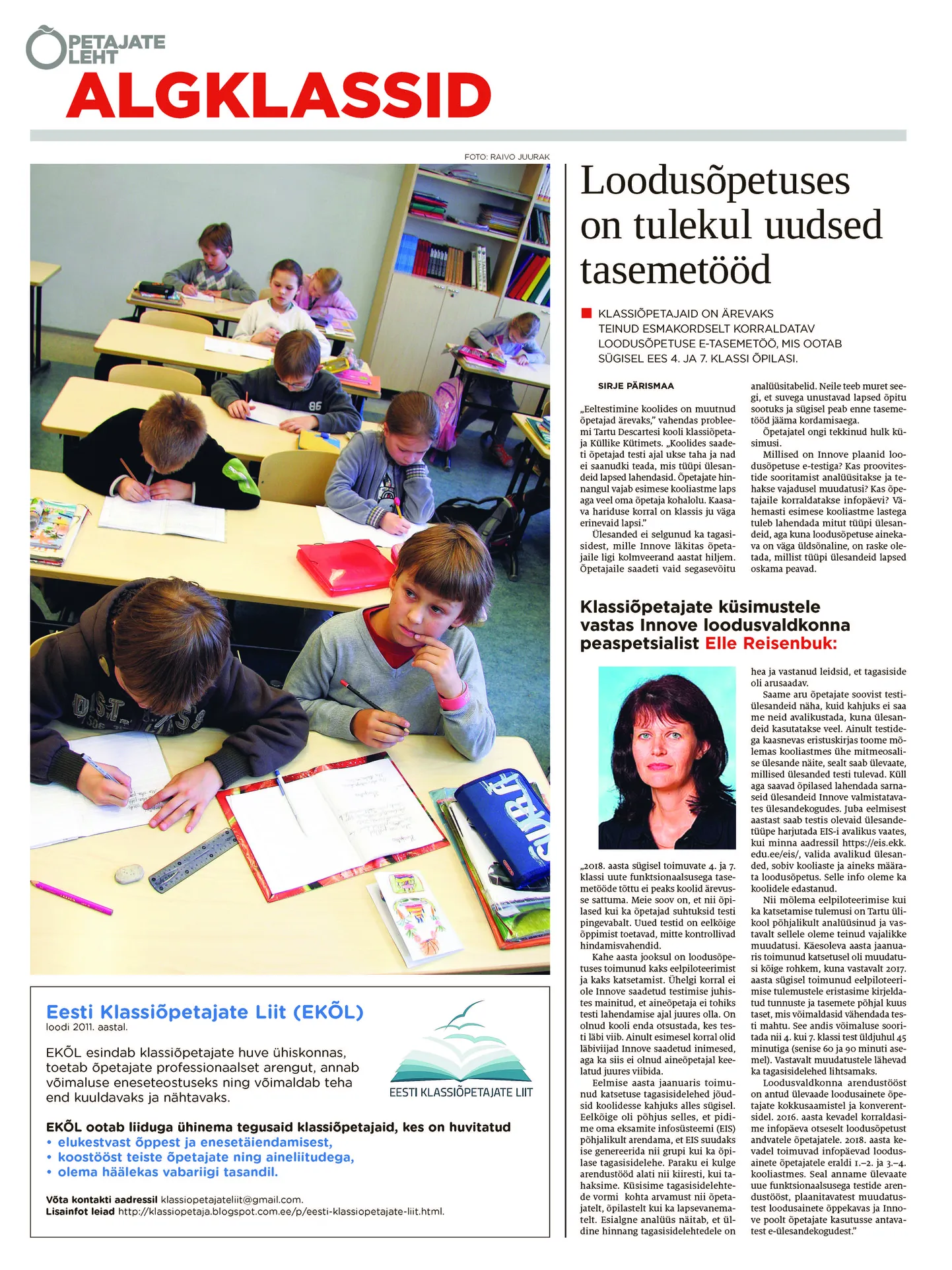 Õpetajate Leht 2.03.2018.