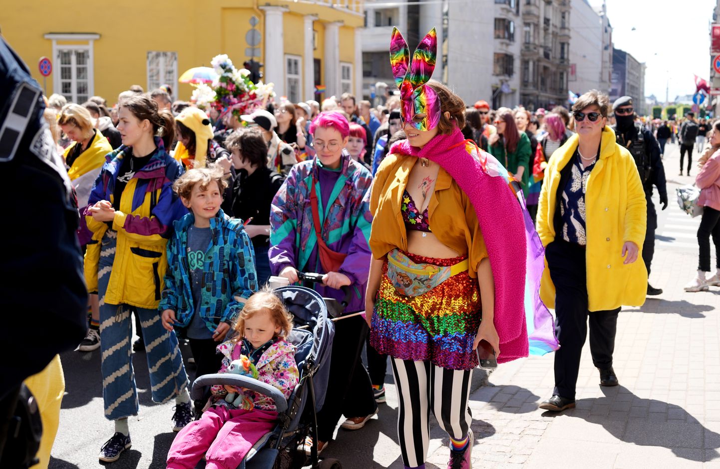 Inimesed tänavu suvel Riias seksuaal- ja soovähemsute Pride’i üritusel.