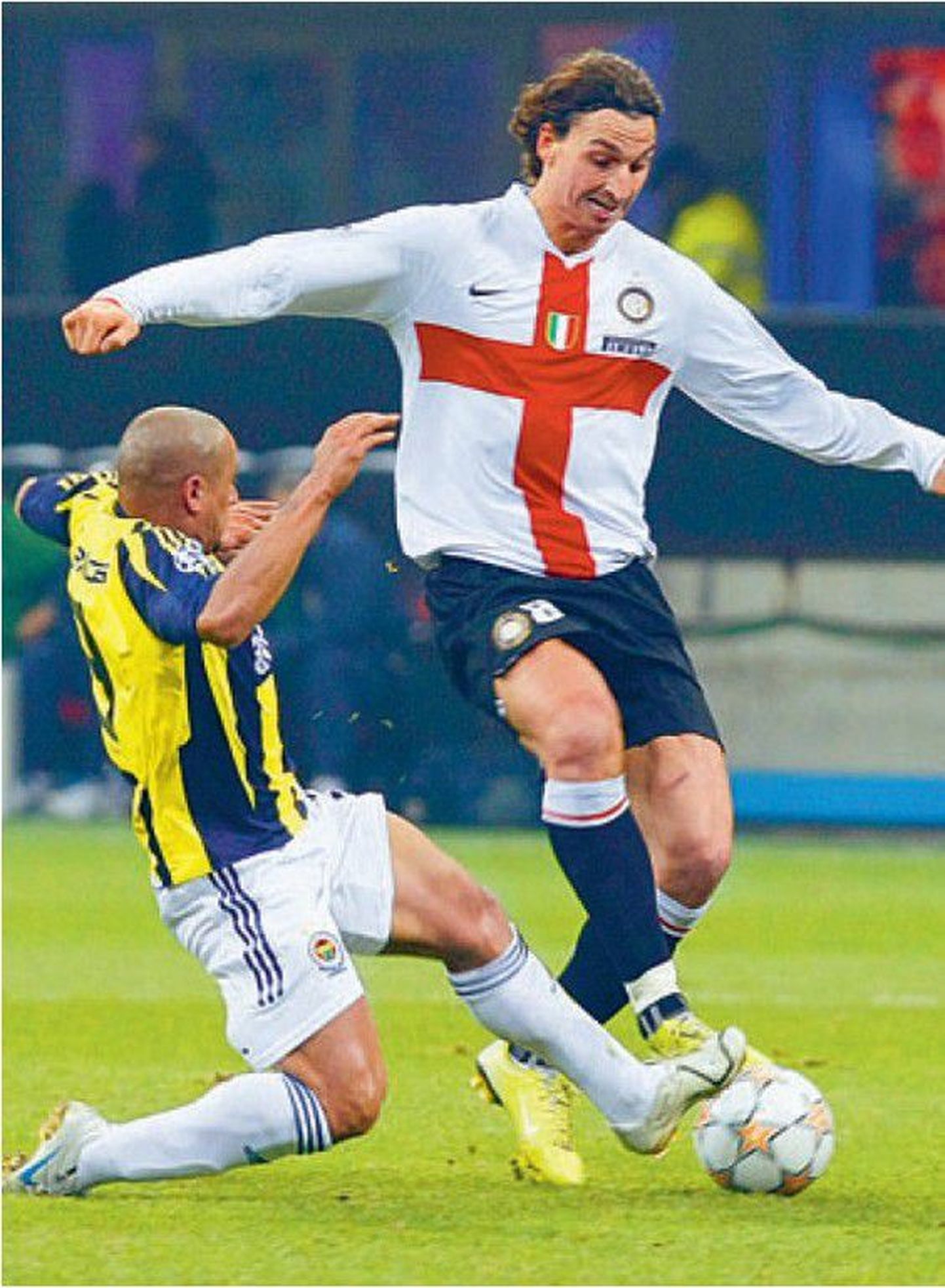 Zlatan Ibrahimovic (paremal).