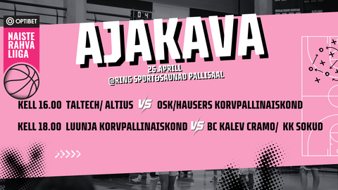 OTSEÜLEKANNE ⟩ Korvpalli Optibet naiste Rahvaliiga medalimängud