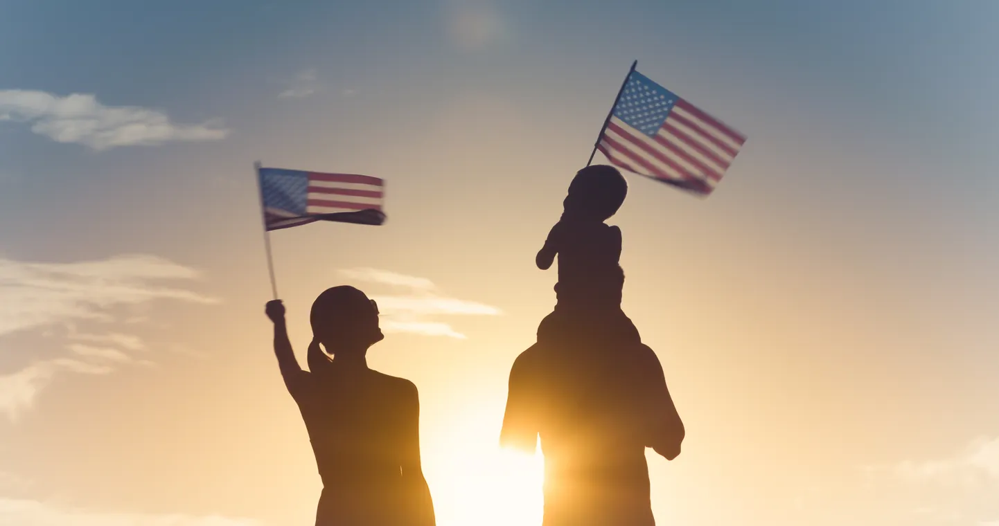 USA lipud.