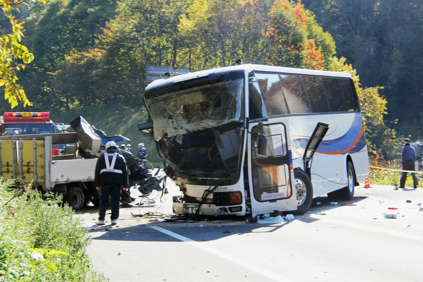 Bussiavarii Põhja-Jaapanis Hokkaid saarel.