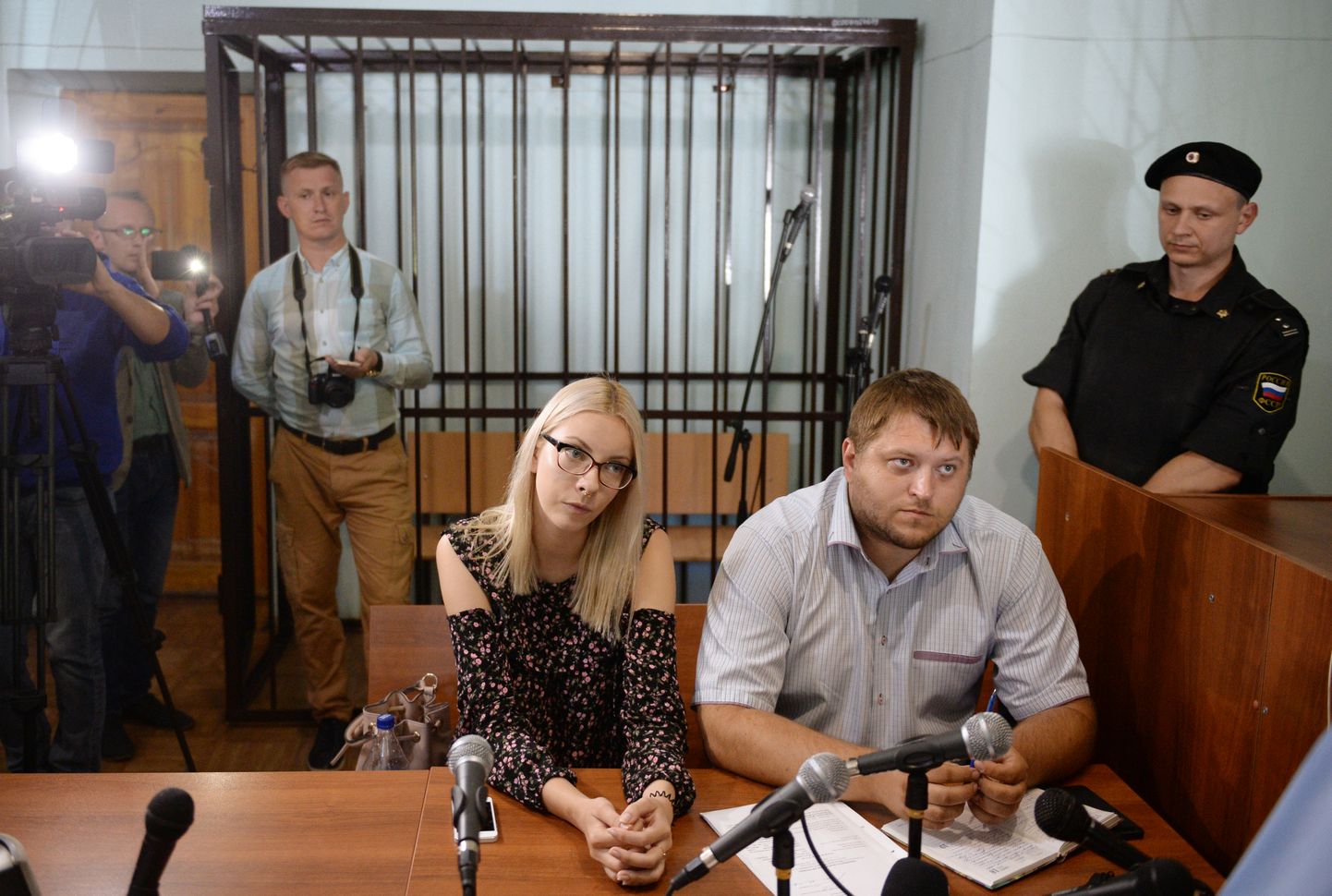 Maria Motuznaja kohtus ärakuulamisel.