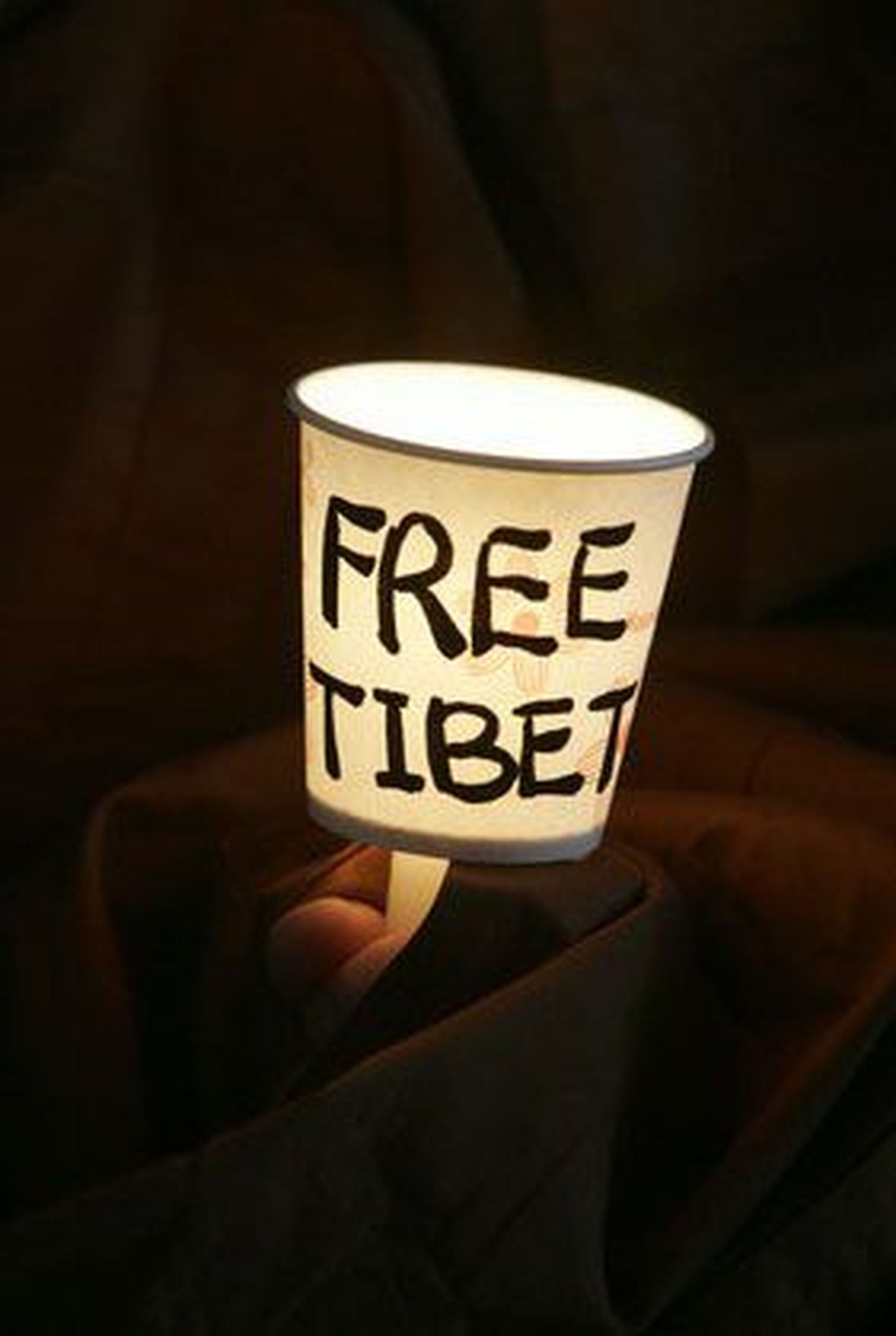 Tiibetit toetav rongkäik Lõuna-Koreas 31.märts 2008.