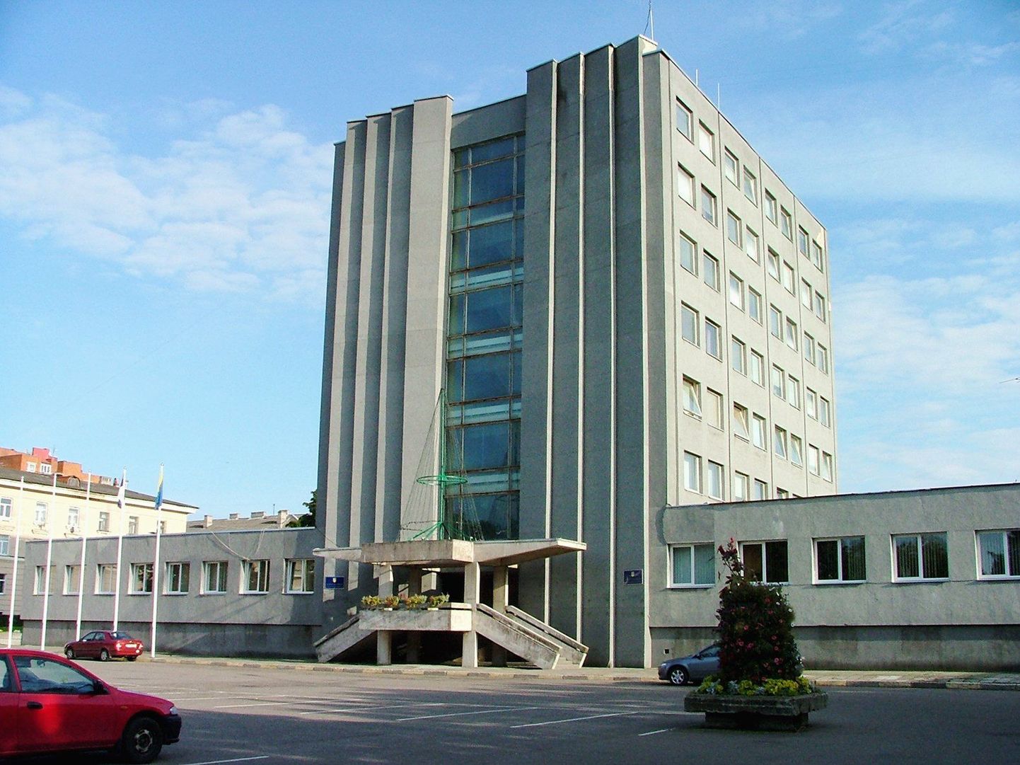 Kohtla-Järve linnavalitsuse hoone.