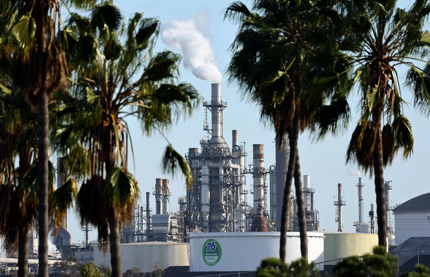 Naftakompanii Phillips 66 naftatöötlemistehas Los Angeleses.