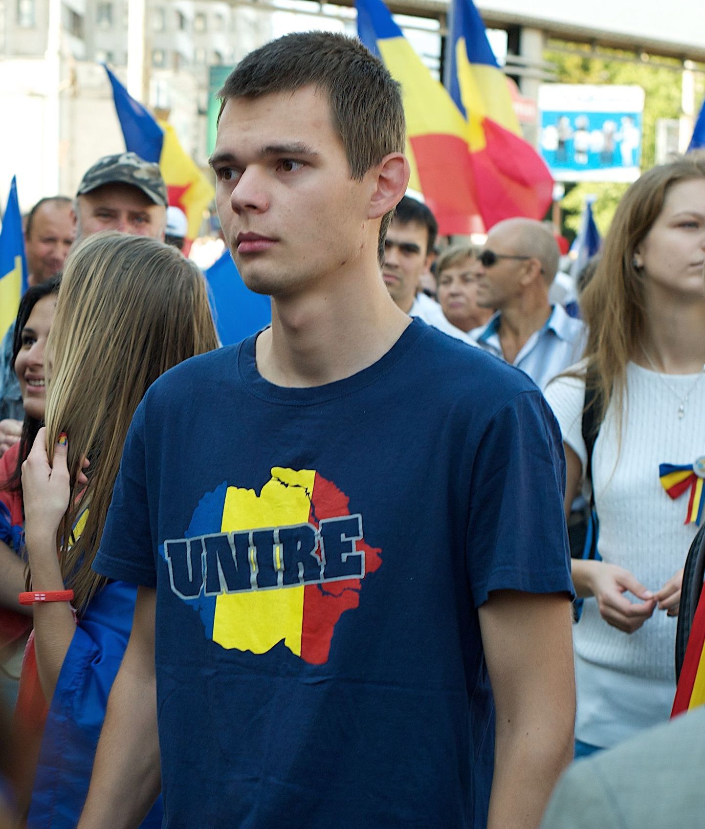 Moldova taasühinemist Rumeeniaga soovivad meeleavaldajad