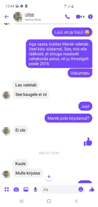 Üks ohvritest kinnitas Priidule, et Naaris suhtles temaga edasi ka pärast 2016. aastat.