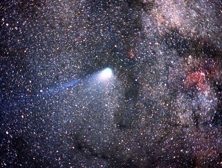 Halley komeet 1986. aasta fotol