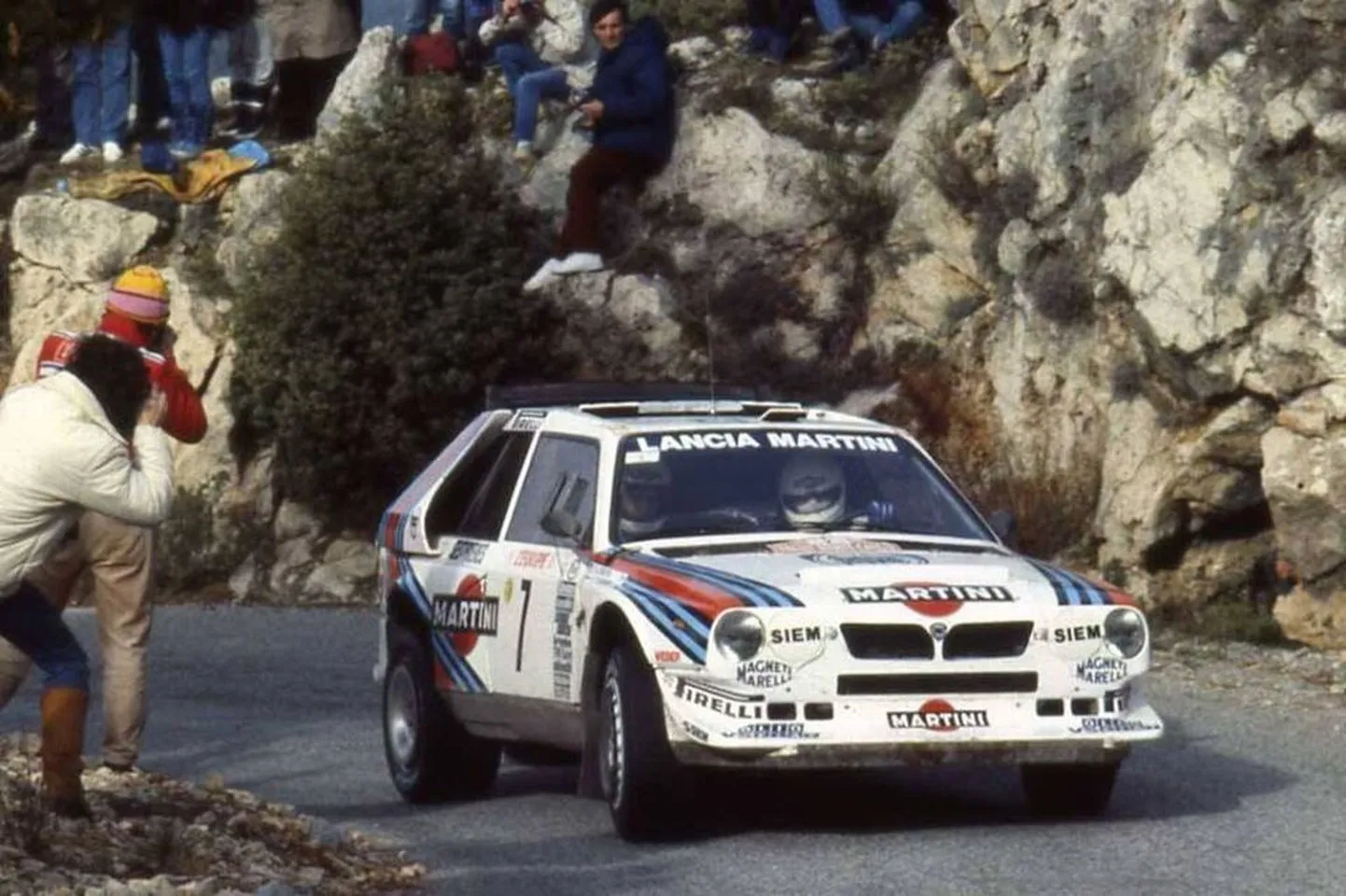 Lancia Delta S4, millega Henri Toivonen võitis 1986. aastal Monte Carlo ralli.