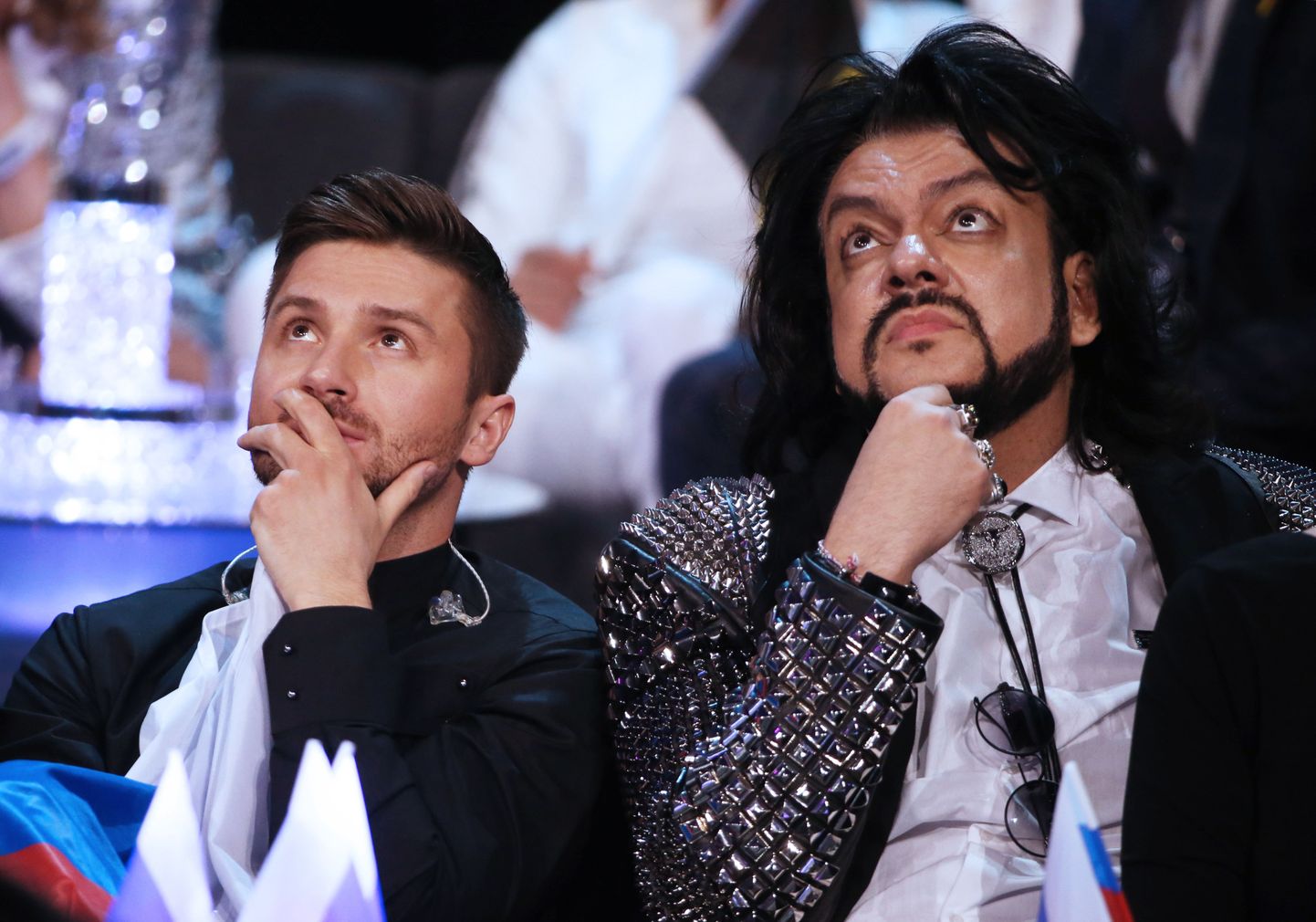 Сергей Лазарев и Филипп Киркоров на «Евровидении-2016».