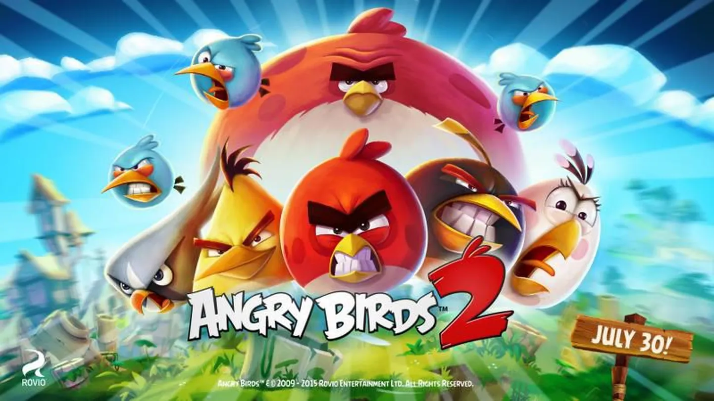 Andgry Birds 2 on tulekul