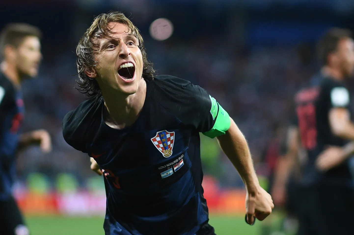 Õnnelik Luka Modrić