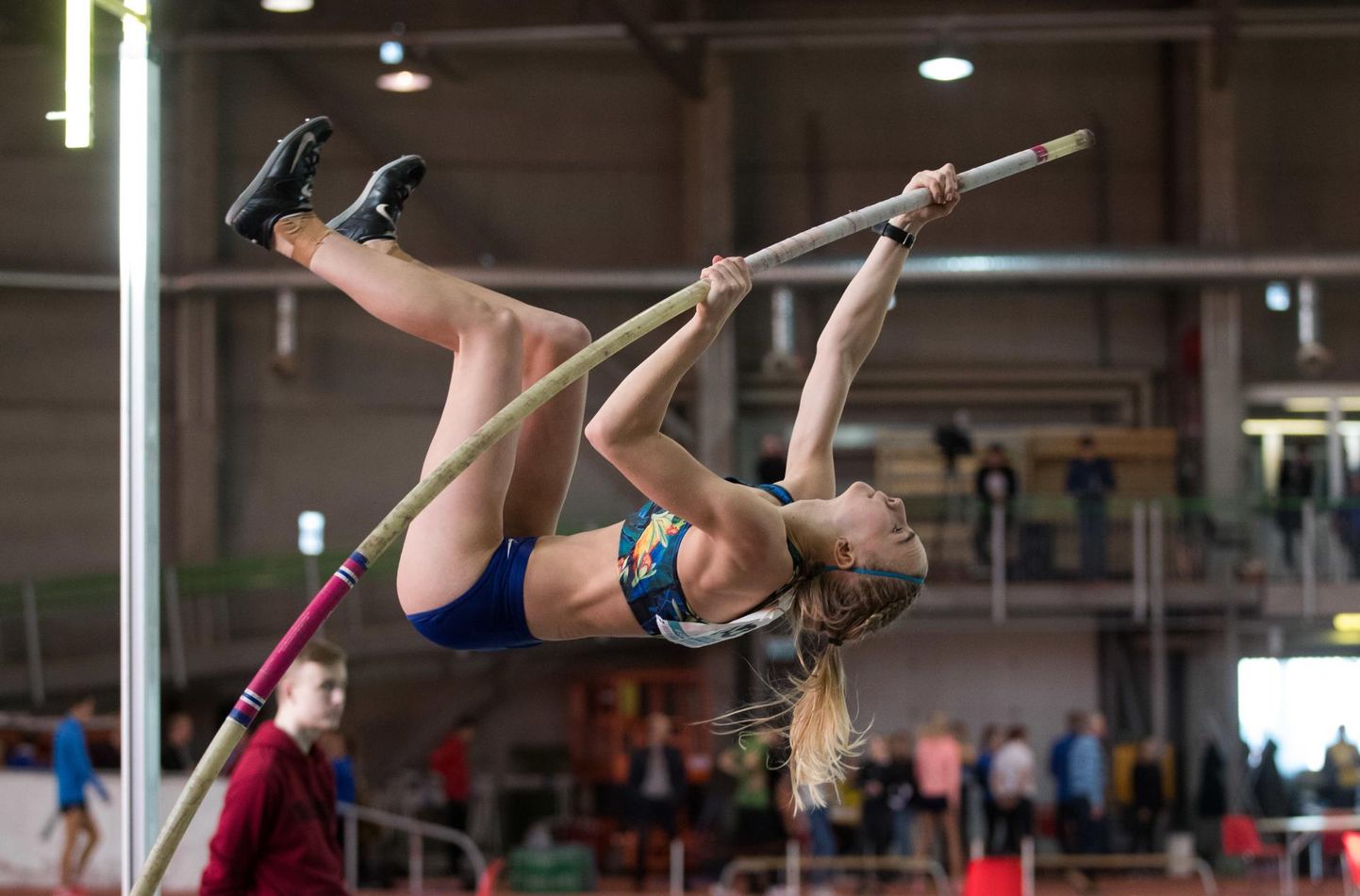 Marleen Mülla esindab Eesti koondist kuni 20-aastastele atleetidele mõeldud rahvusvahelistel kergejõustikuvõistlustel Valgevenes teivashüppes.