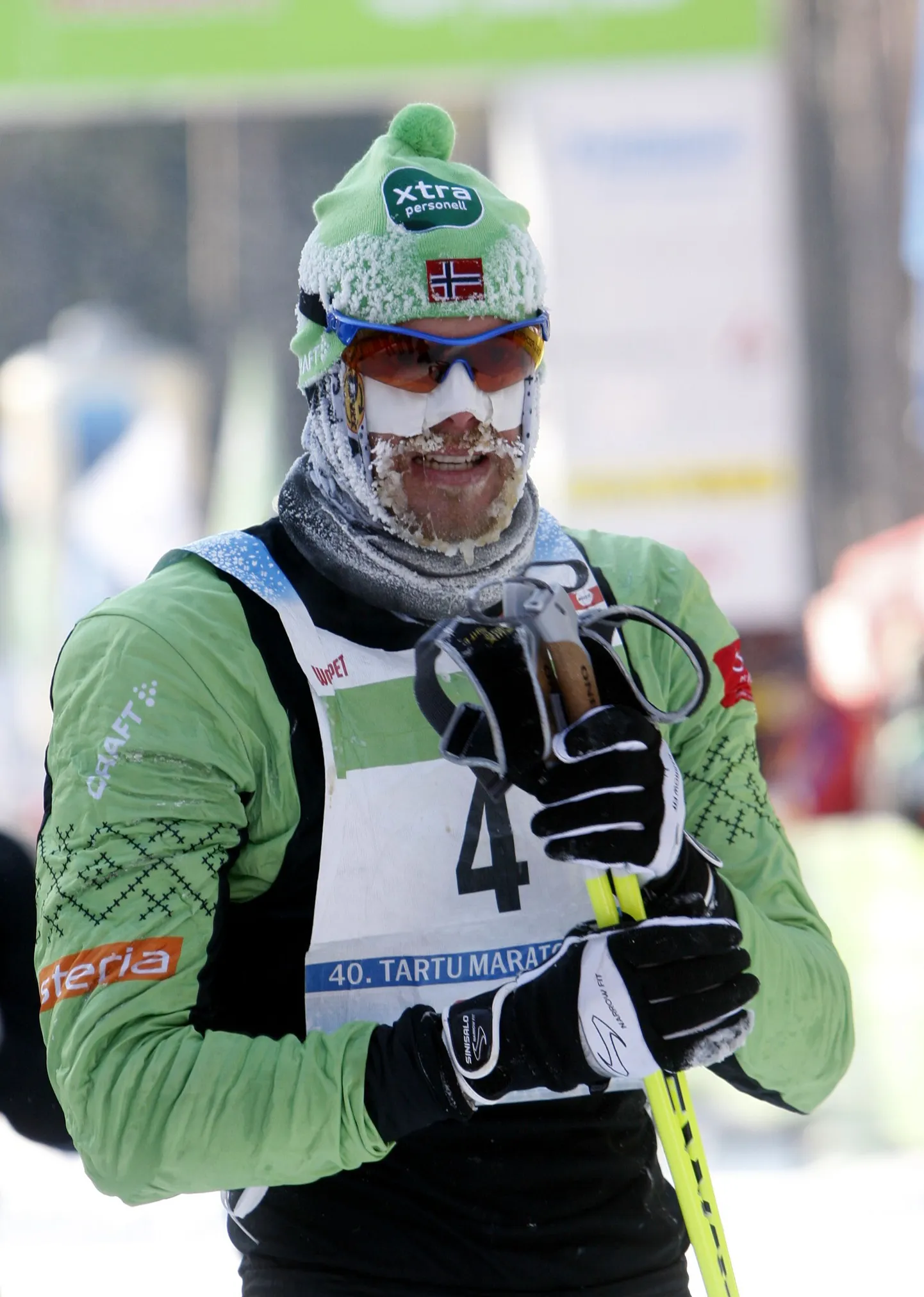 Joergen Aukland mullusel Tartu maratonil.