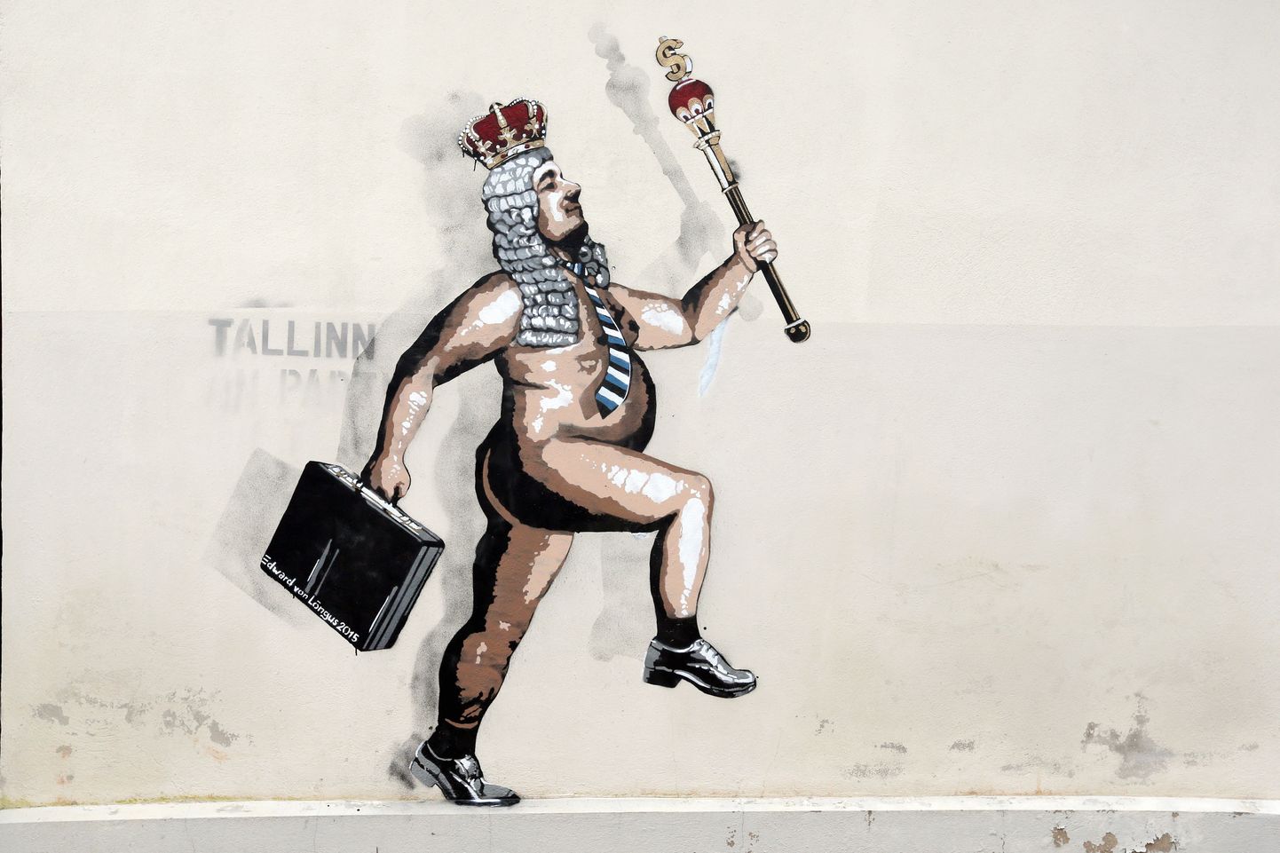 25. aprillil linastub Elektriteatrsi film Tartu tänavakunstnikest Edward von Lõngusest ning MinaJaLydiast. Pildil von Lõnguse teos «Kuningas on alasti».