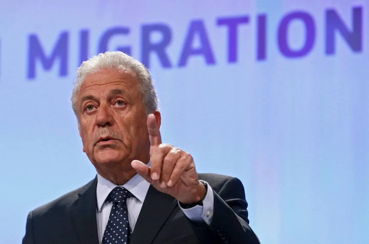 Euroopa Komisjoni rändevolinik Dimitris Avramopoulos.