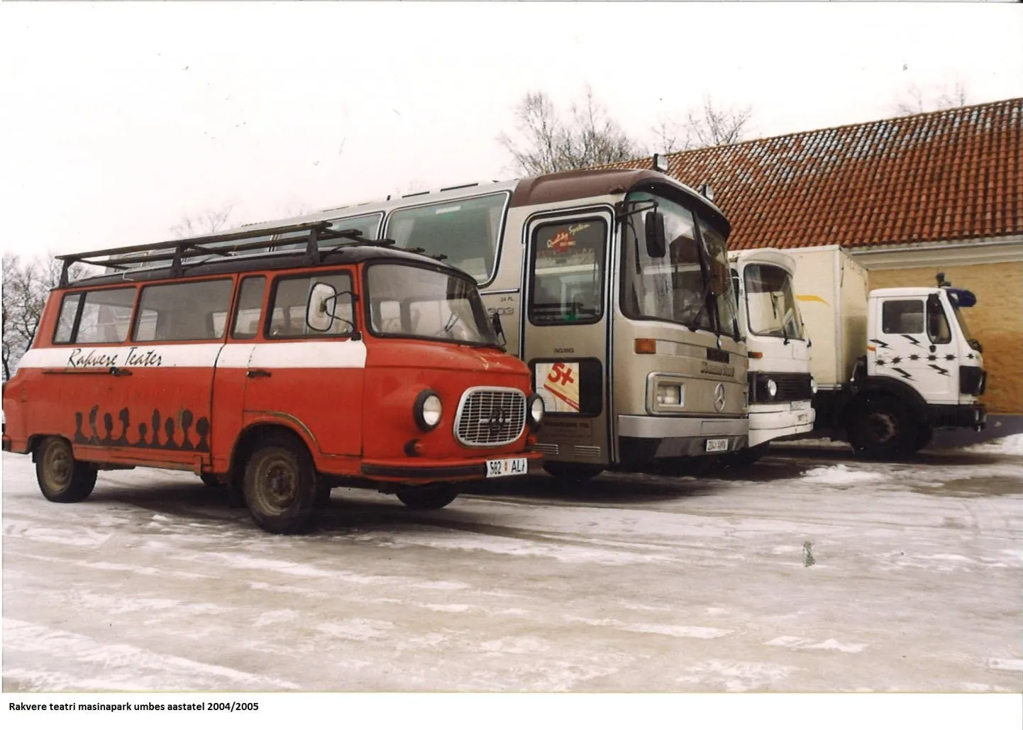 Rakvere teatri masinapark umbes aastatel 2004/2005.