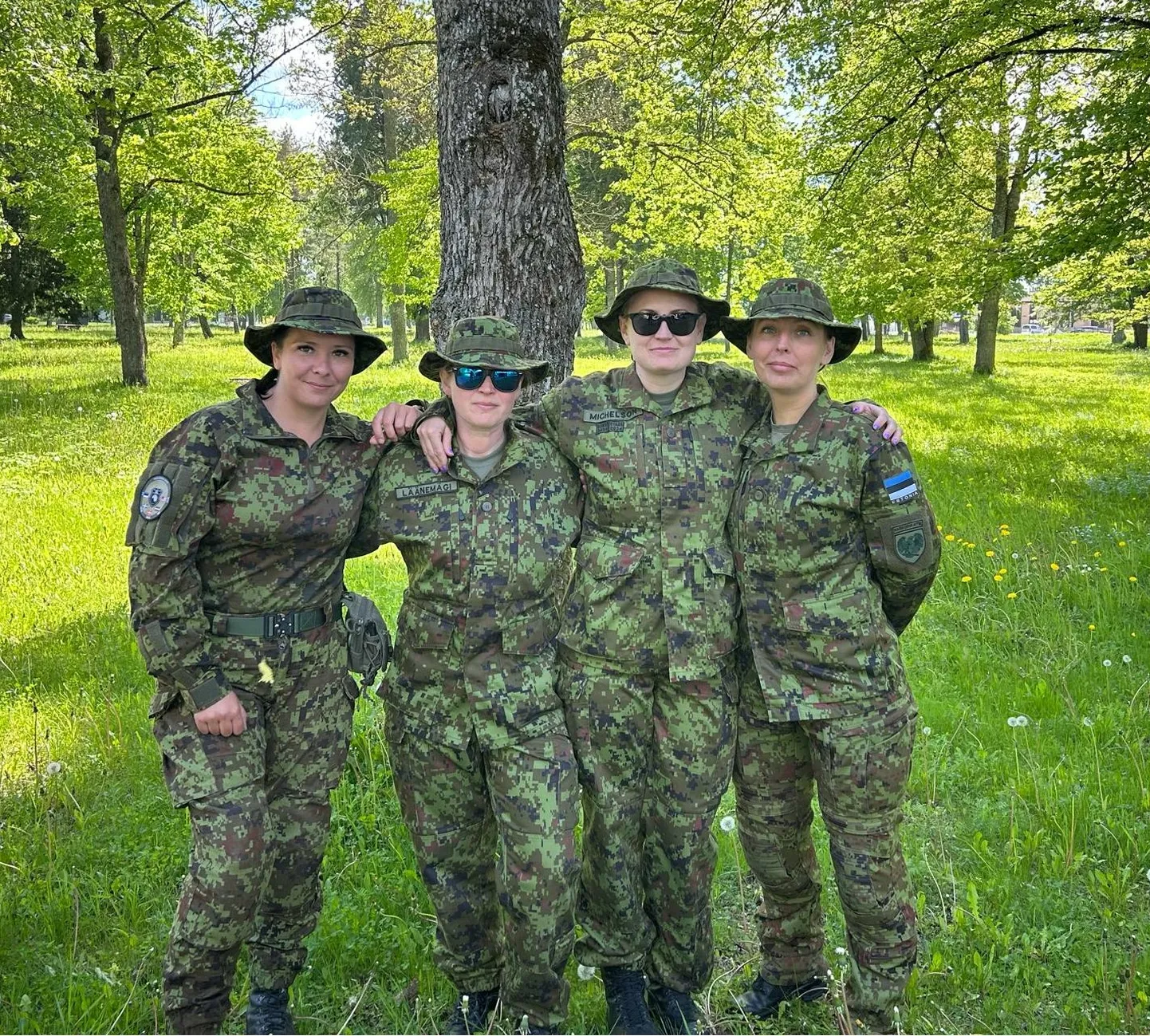 Koormusmatkal esindavad Järvamaad sel korral Carmen-Elina Vist (vasakult), Kristlin Läänemägi, Janika Michelson ja Kristel Jätsa.