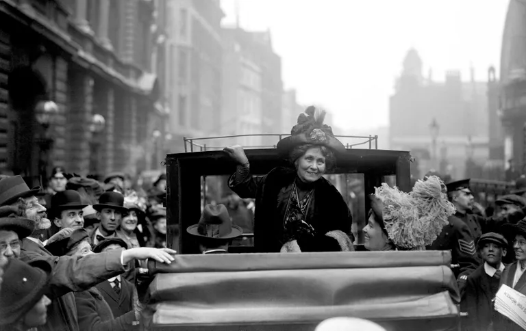 Emmeline Pankhurst.