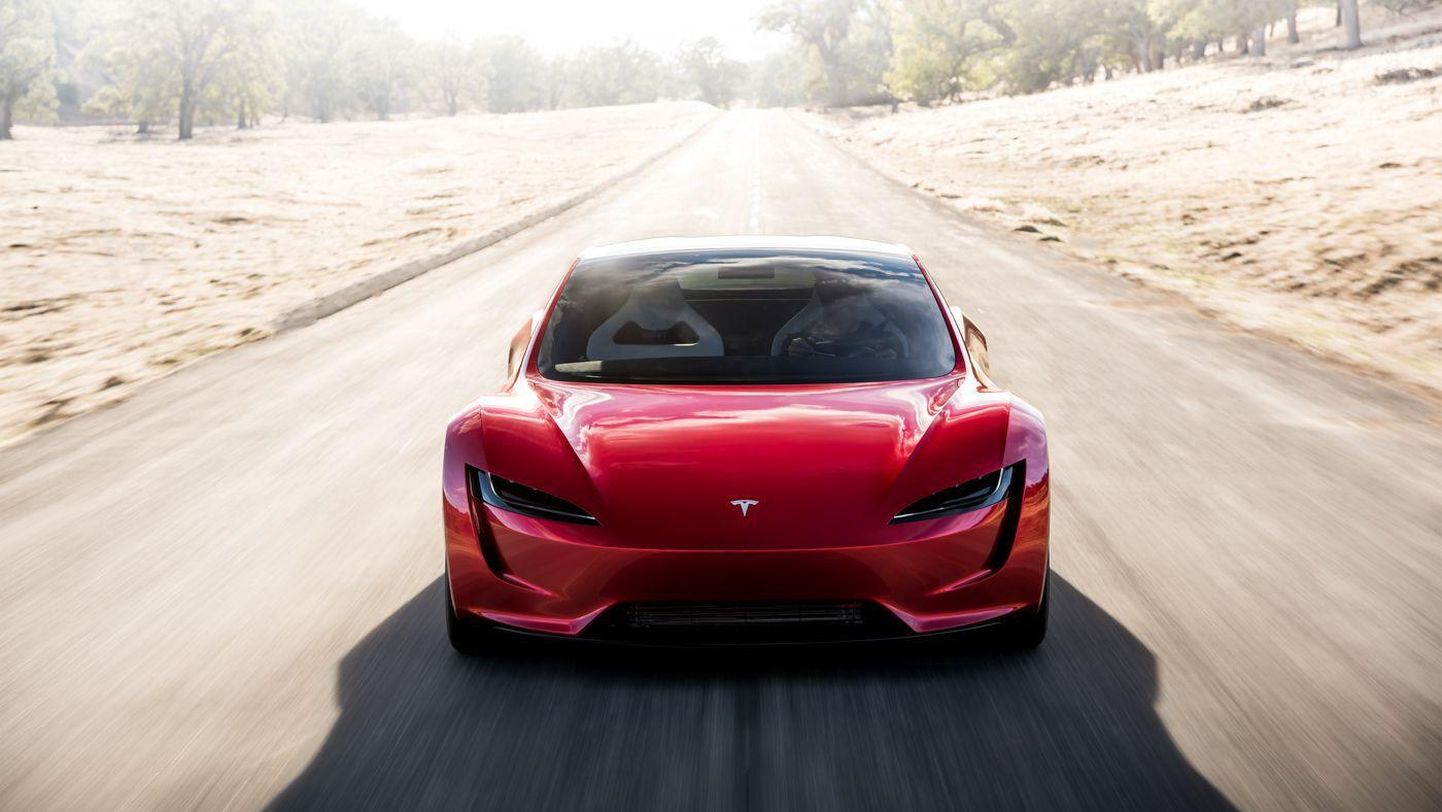 Sportauto Tesla Roadster pole kaugeltki rahvaauto, selle hind on 110 000 dollari kanti.