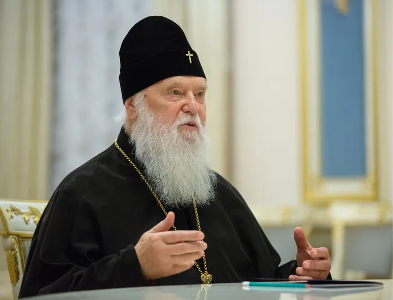 Ukraina õigeusu kirikupea patriarh Filaret.
