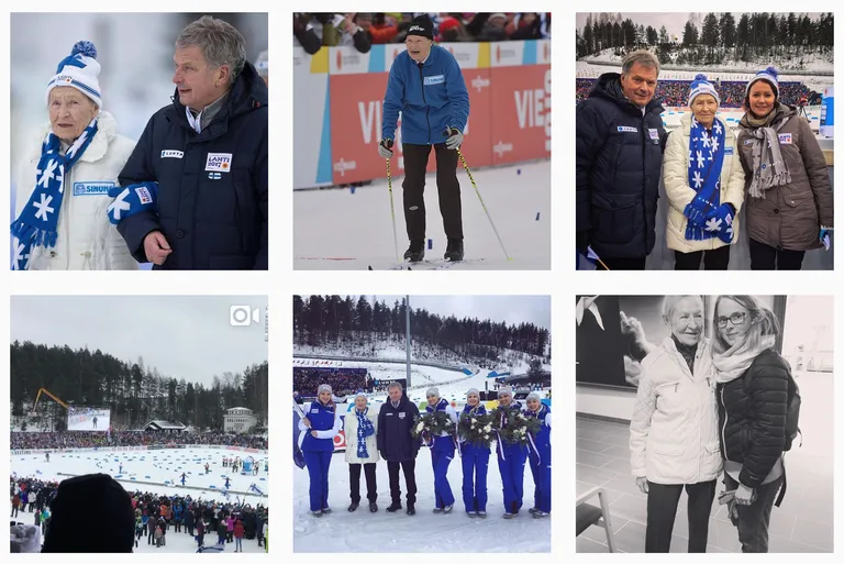 Soome suusakuninganna Siiri Rantanen Lahti MMil 2017. aasta märtsis