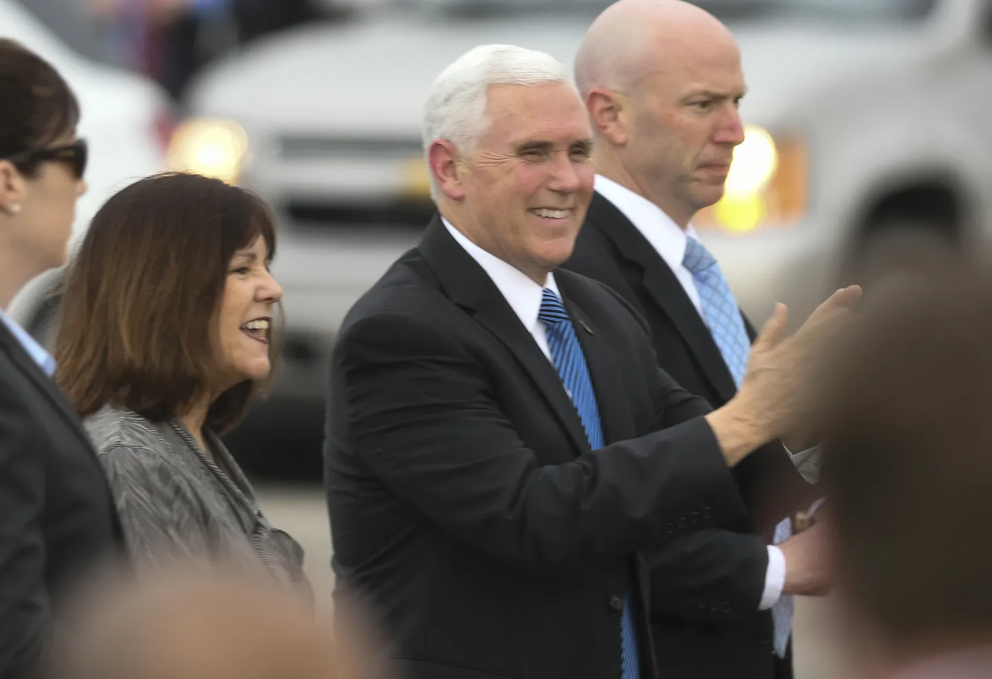 USA asepresident Mike Pence teisipäeval Floridas Kennedy kosmosekeskuses.