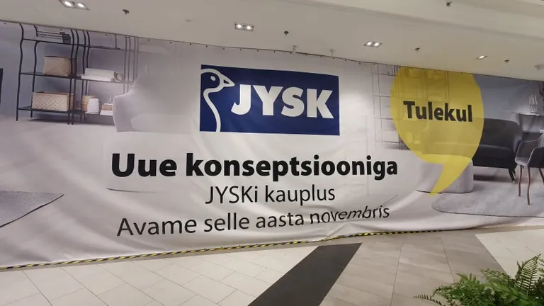 Jyski reklaam.