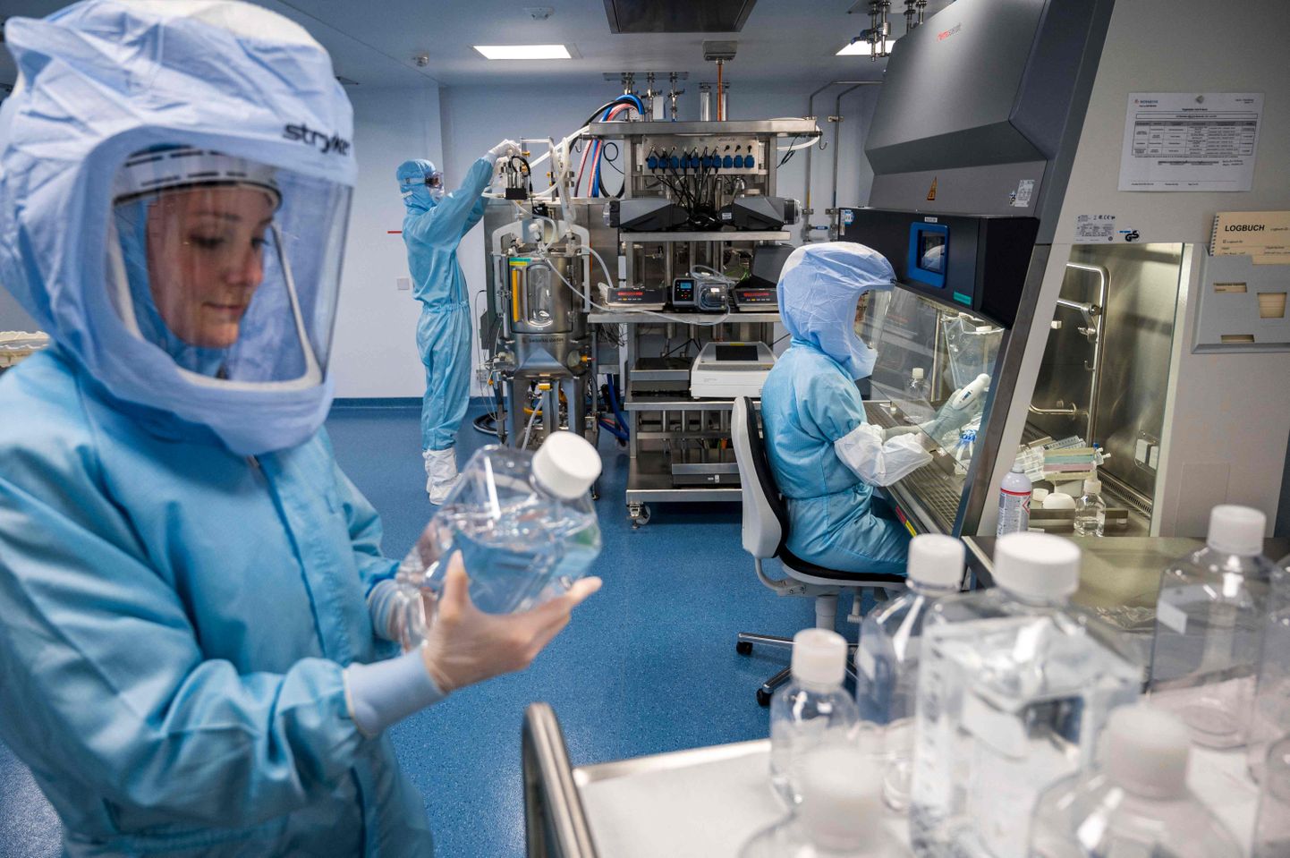 Завод по производству вакцин BioNTech/Pfizer в Марбурге