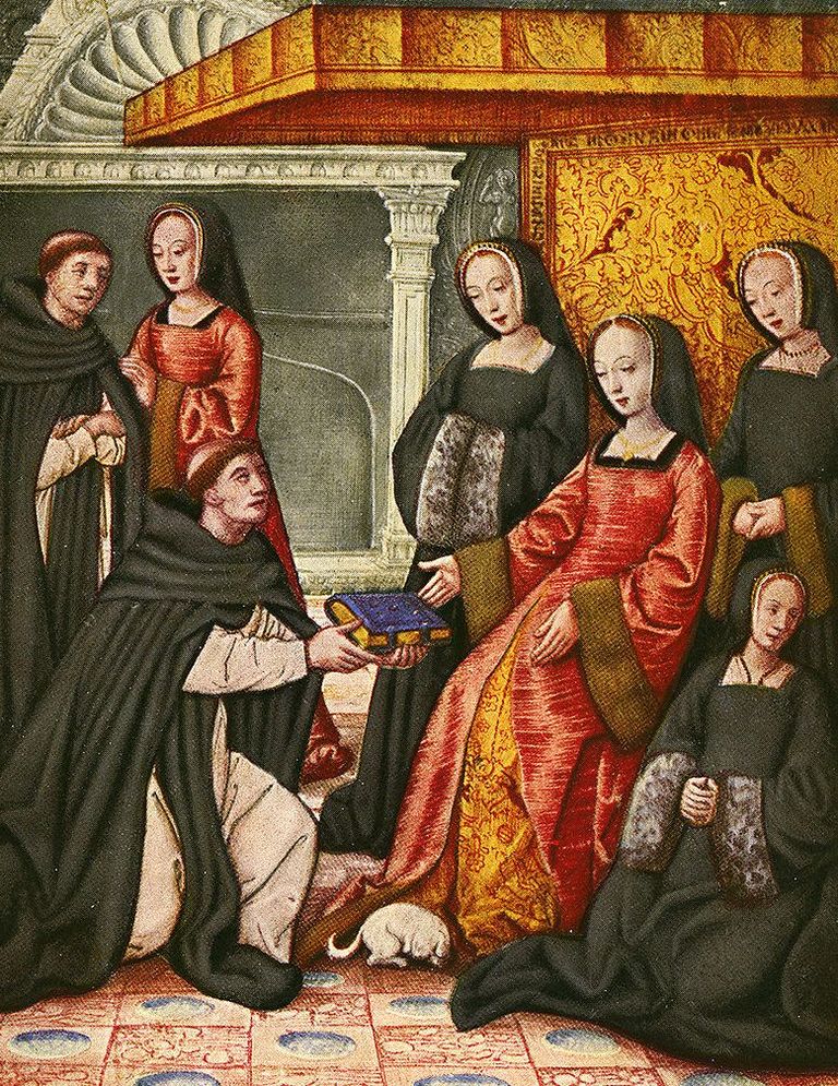 Anne de Bretagne (keskel)