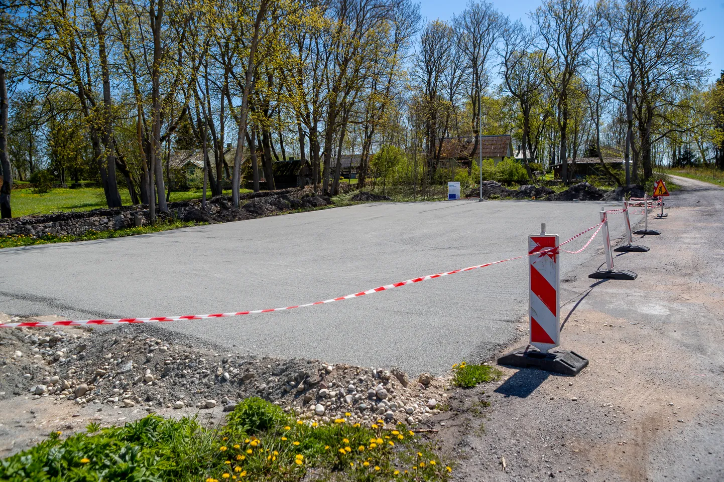 Töö käib: Praegu on Tornimäe parklast valmis aluspind. Plaani järgi peavad tööd lõpule jõudma tänavu augustis.